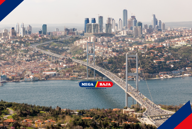 JEMBATAN BOSPHORUS : Harmoni Baja Menjembatani Dua Benua Di Selat Bosporus Istanbul