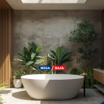 Taman Kamar Mandi: Oase Relaksasi Dalam Harmonia Arsitektur Modern