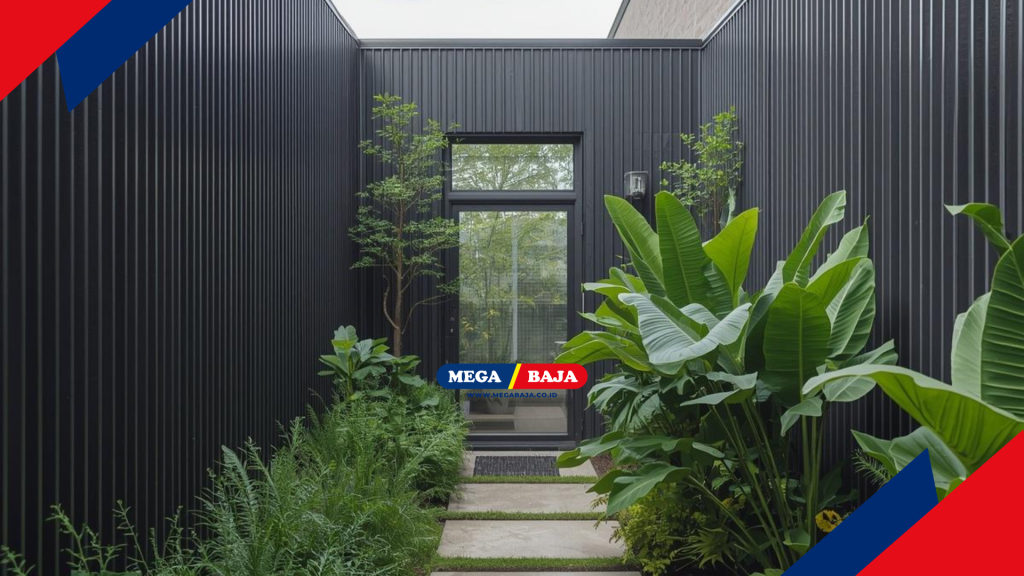 Estetika Dinding Dan Plafon Area Outdoor PLADIMET Plafon Dinding Metal