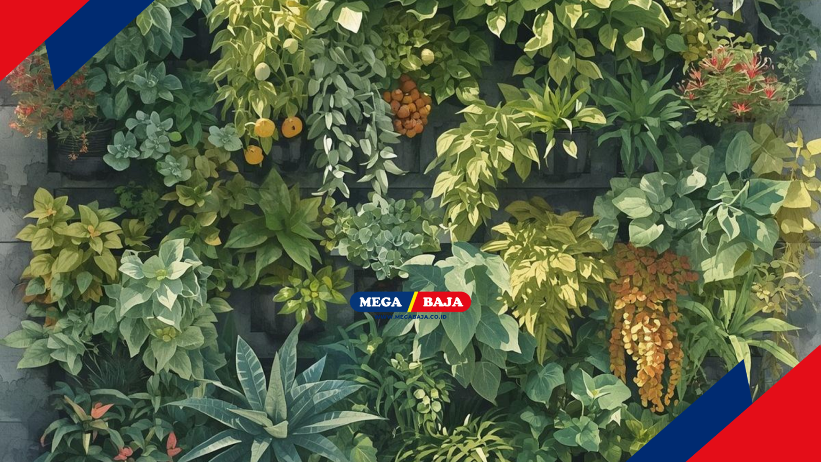 KEBUN VERTIKAL: SOLUSI ESTETIKA HUNIAN MODERN LAHAN TERBATAS