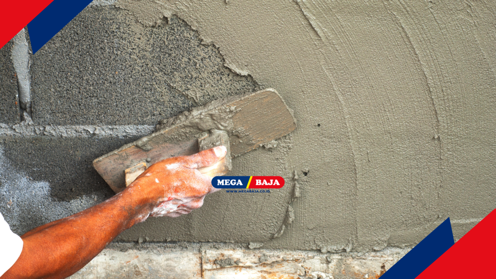 Semen mortar mampu menutup celah mikroskopis pada susunan bata