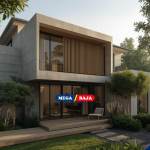 Desain Kebun Rumah Desa Konsep Villa Modern Yang Menawan