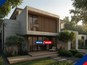 Desain Kebun Rumah Desa Konsep Villa Modern Yang Menawan