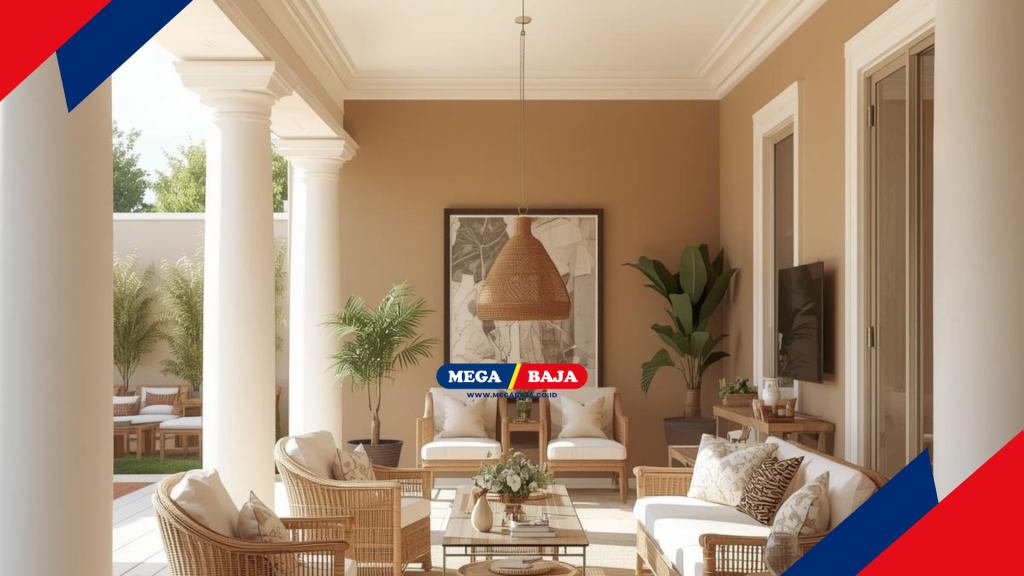 Harmoni Warna Krem Cokelat Dan Putih