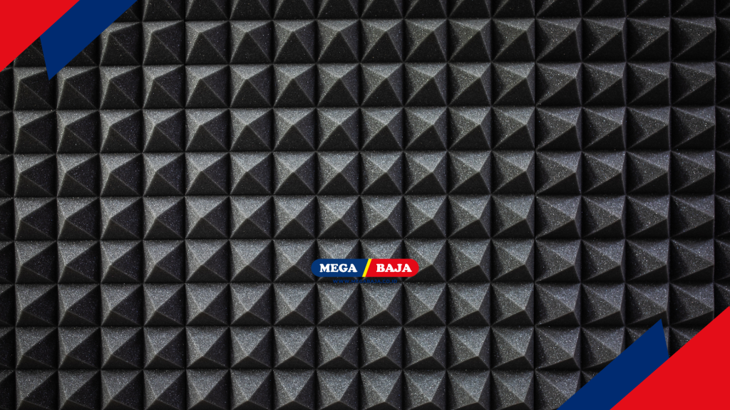 peredam suara dalam bentuk panel dinding artistik