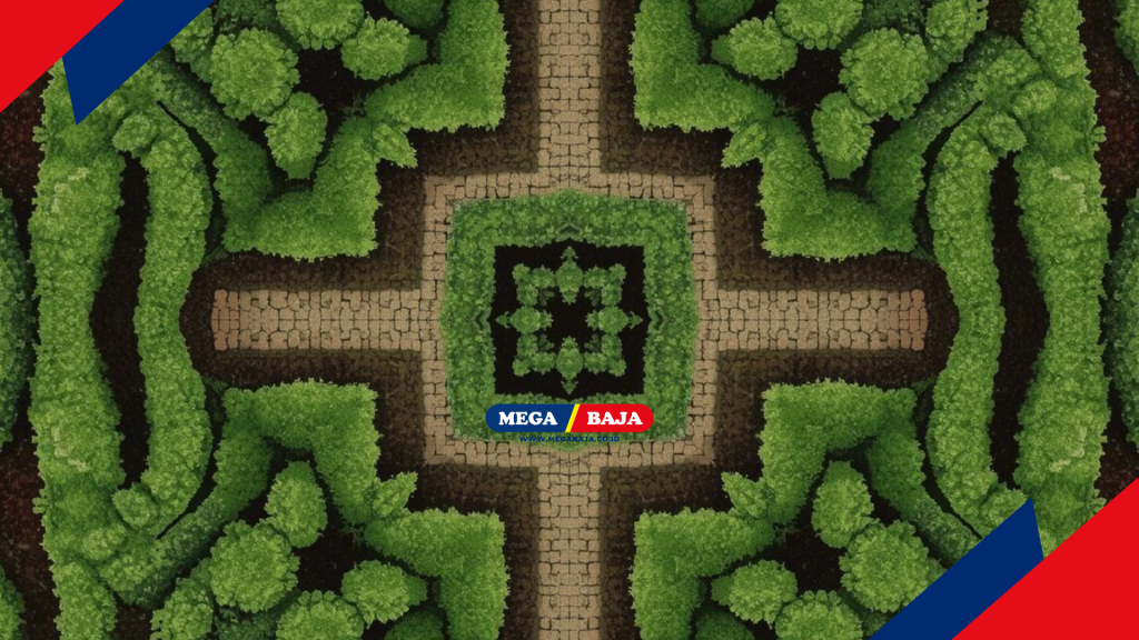 Keseimbangan Elemen Simetris Dalam Desain Lanskap