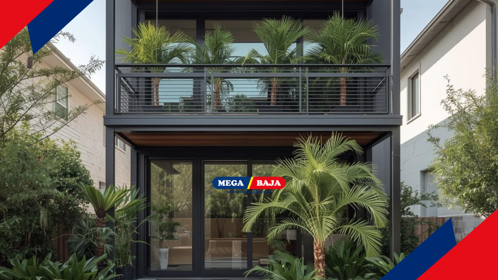 DESAIN MEGA DECK DAN POHON PALEM