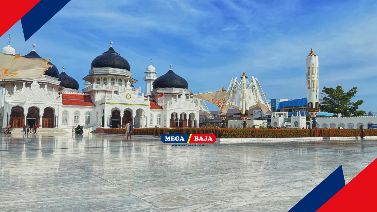Keindahan Arsitektur Masjid Agung - Raya Sebagai Simbol Peradaban Mulia - Baiturrahman Aceh