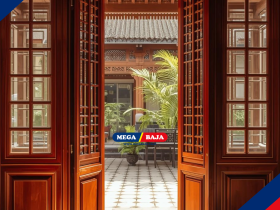 Classic Teak Doors and Windows: A Harmony of Javanese Colonial Aesthetics