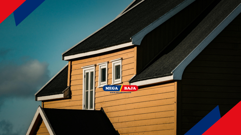 Rumah dengan Atap Bitumen memiliki daya tarik visual yang kuat di mata calon pembeli
