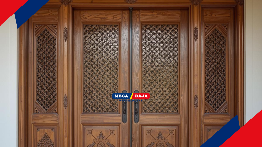 Setiap elemen dalam pintu dan jendela jati kolonial memiliki filosofi yang mendalam