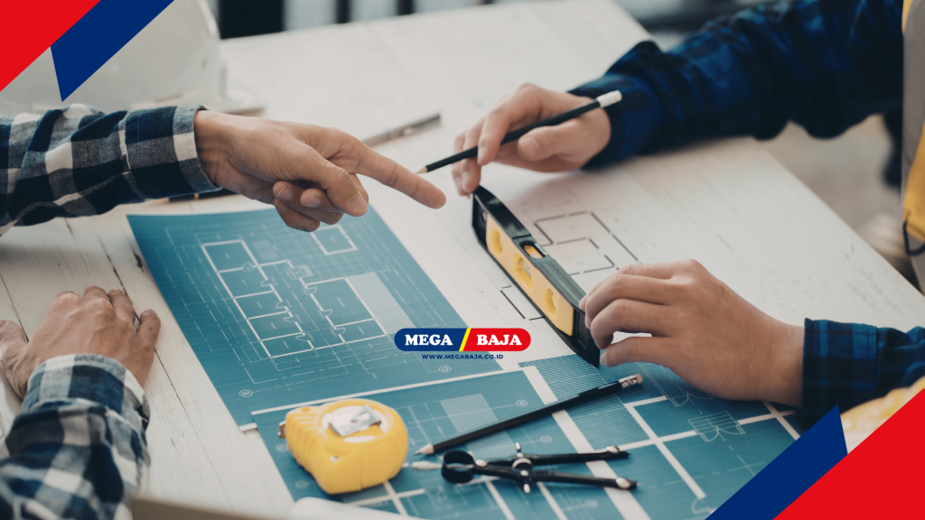 cetak biru arsitektur modern