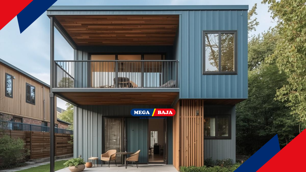 Balkon Mezanin memungkinan terciptanya rung outdoor vertikal