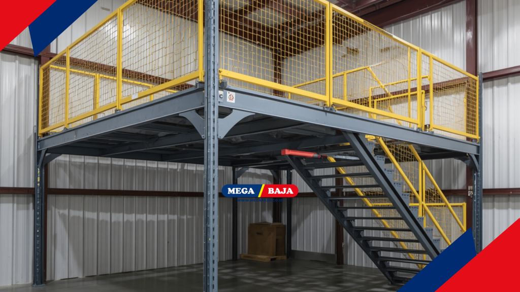 MEGA DECK Mezanin Metal dapat mempercepat penyelesaian ruang tambahan tanpa perlu proses pengecoran