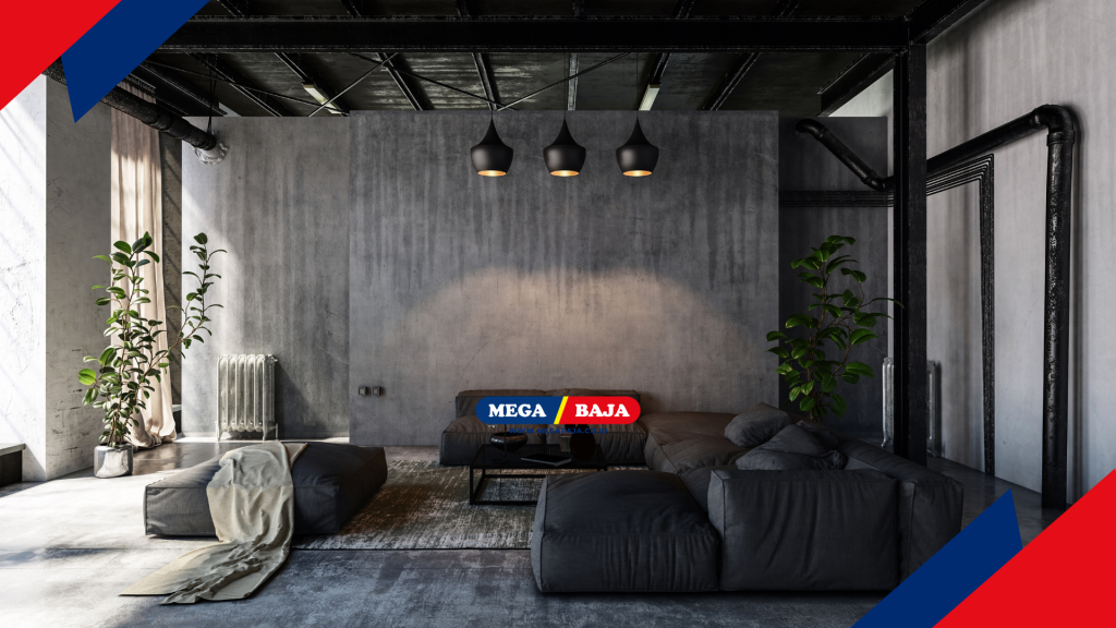 Perlindungan Warna Mencegah Korosi Rangka Logam di Rumah gaya industrial Loft
