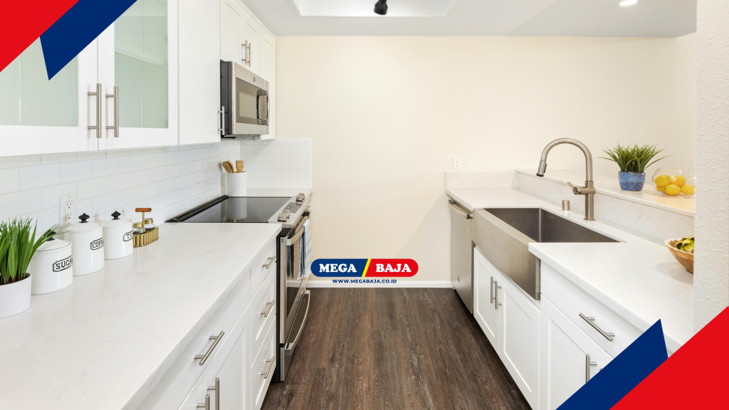 connecting three crucial points, namely the stove, sink,
