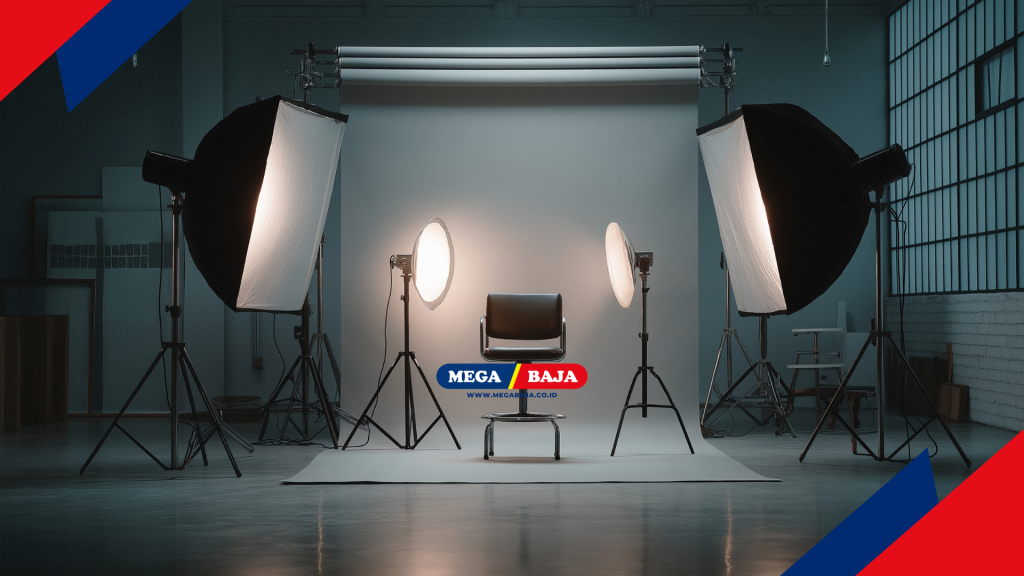 Tripod dan Lampu Syuting