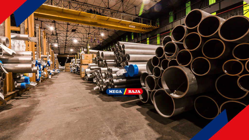 Penggunaan MEGA PIPE Pipa Baja yang kokoh menjamin instalasi utilitas bangunan berjalan aman