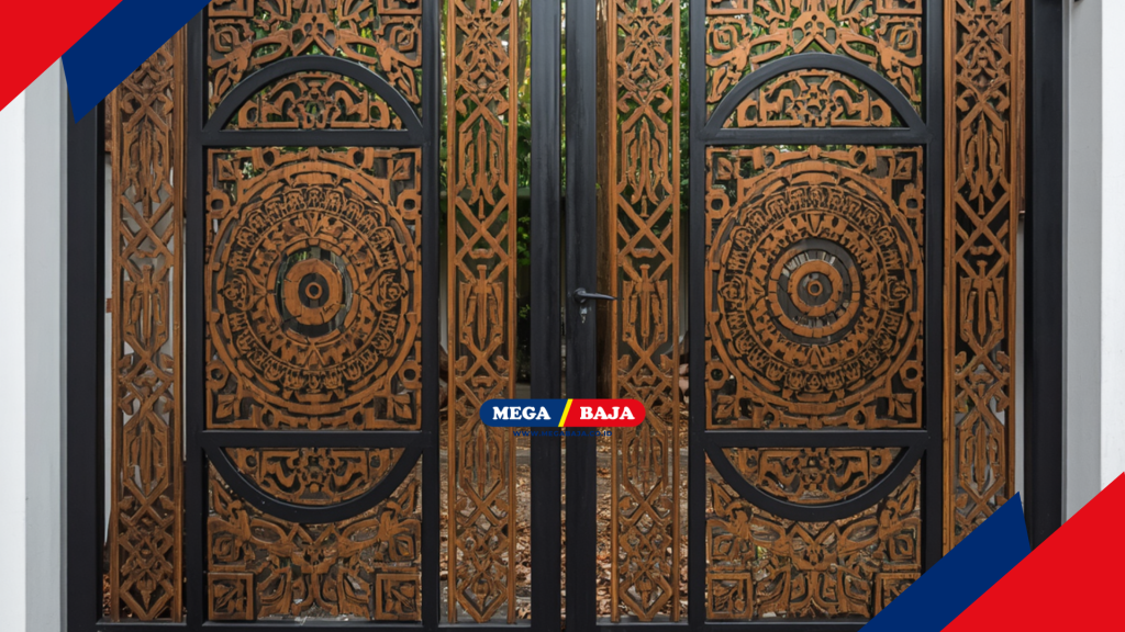 Pagar Motif Tameng Papua