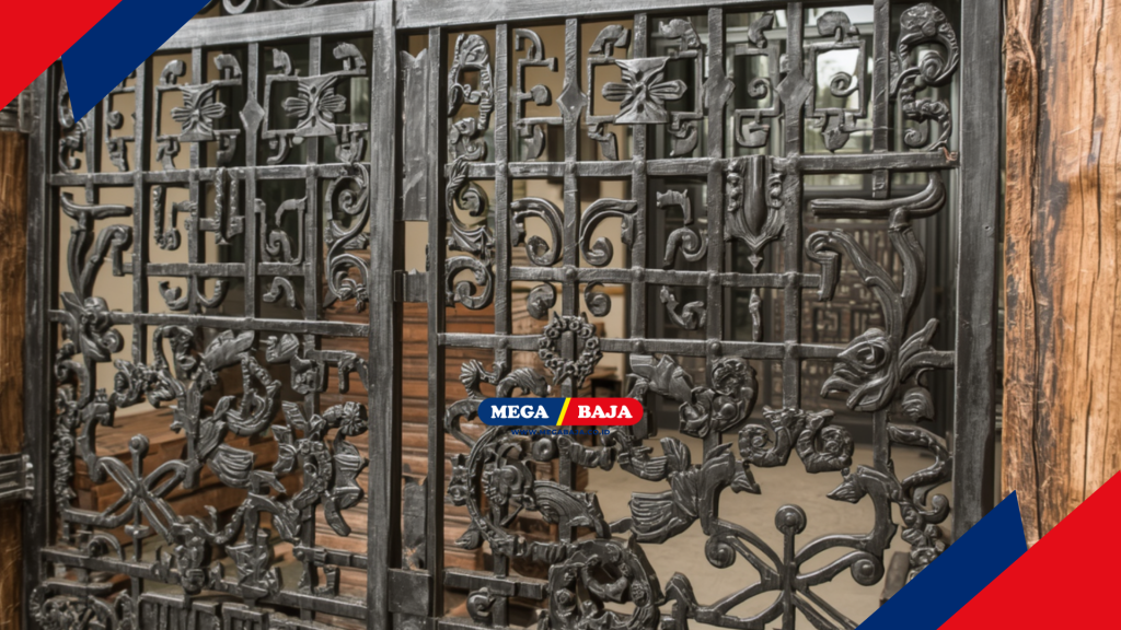 Pagar Motif Papua Siluet Cenderawasih