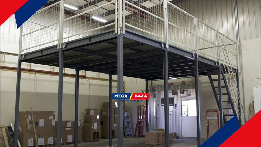 MEGA DECK Mezanin Metal yang bikin pengerjaan lantai dua jadi CEPAT
