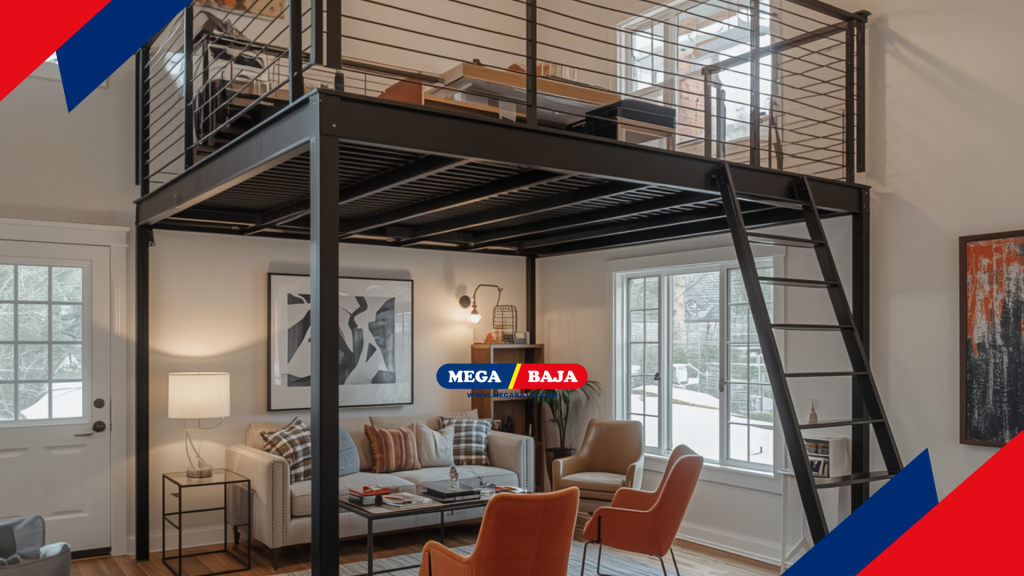 Solusi MEGA DECK Mezanin Metal di Interior Rumah