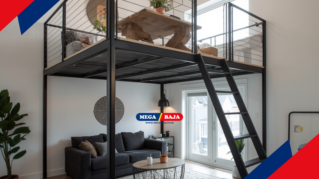 Interior yang Efisien dengan MEGA DECK MEZANIN METAL