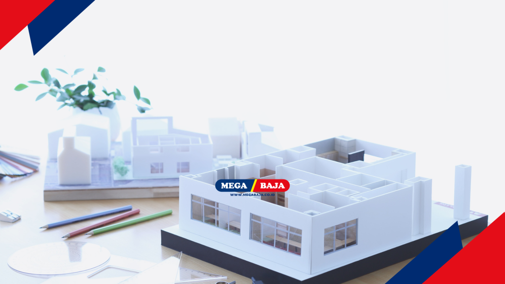 Keselarasan antara desain arsitektur, pemilihan material