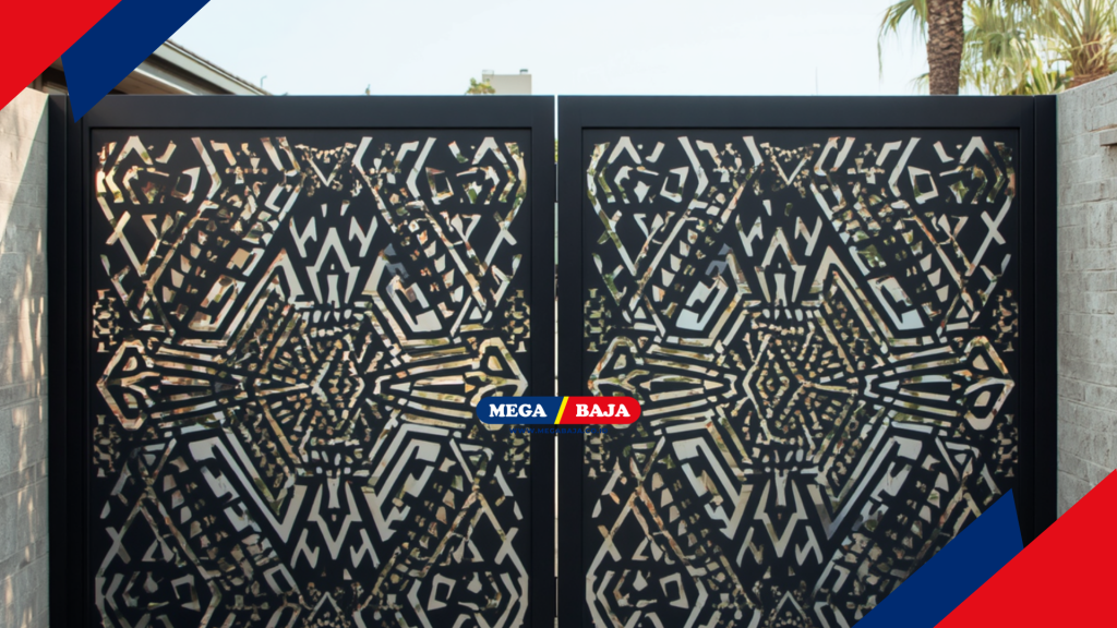 Desain Gerbang Lipat Etnik Modern 2