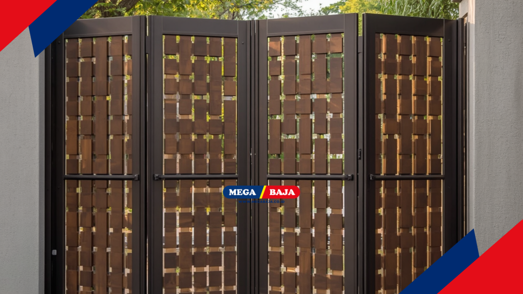 Desain Gerbang Lipat Etnik Modern 4