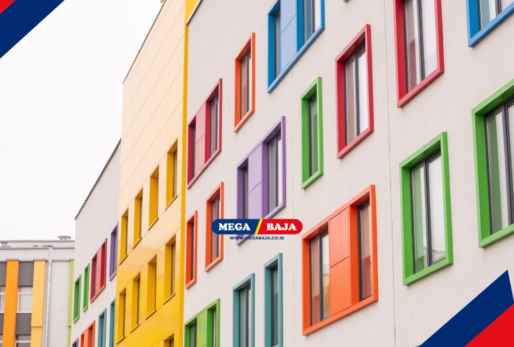 Solusi MEGA WARNA Cat yang tepat hadir untuk menjawab tantangan berat pada sektor eksterior bangunan