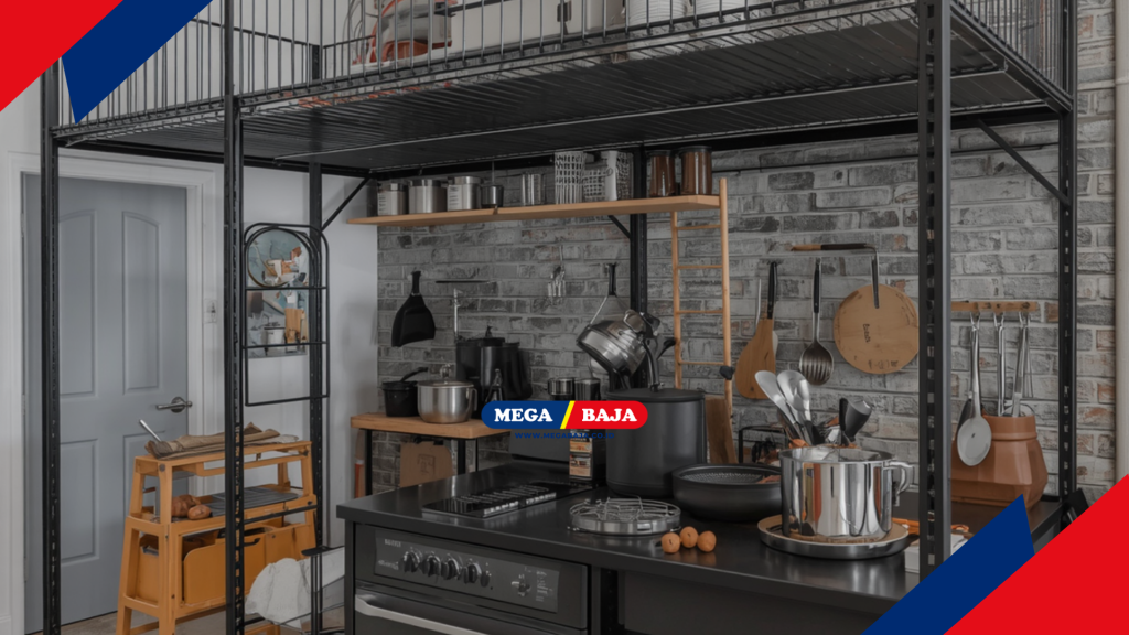Solusi MEGA DECK Mezanin Metal di Dapur