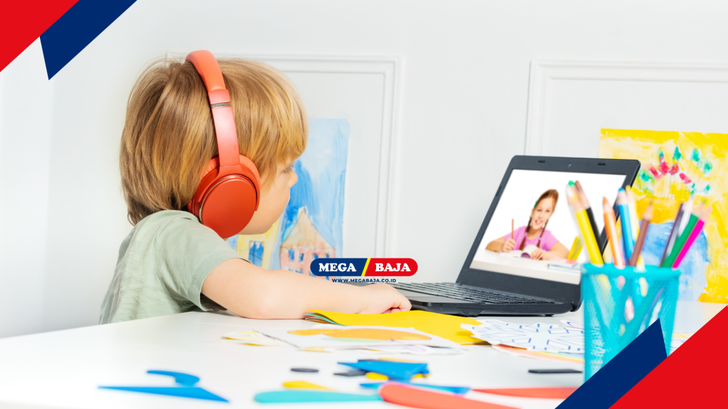 Ruang Belajar Digital yang Ergonomis untuk anak