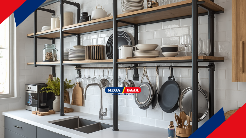 dinding di sekitar area memasak membutuhkan lapisan pelindung yang tidak hanya indah