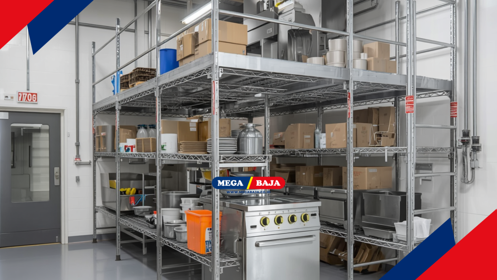 Mega Deck Mezanin Metal Solusi Efisiensi Ruang Dapur