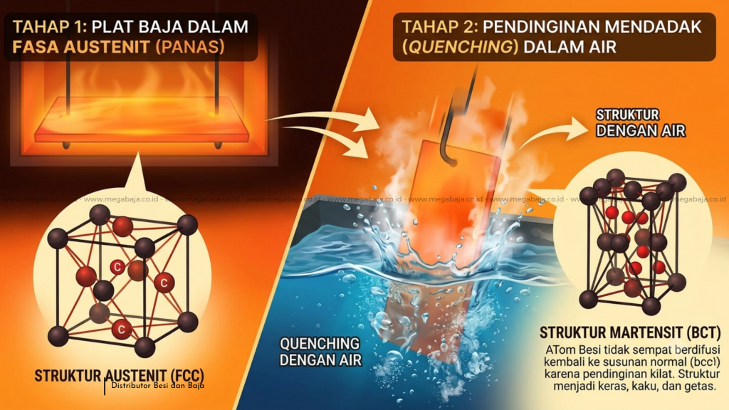 Mengenal Martensit Dan Pengerasan Plat Baja