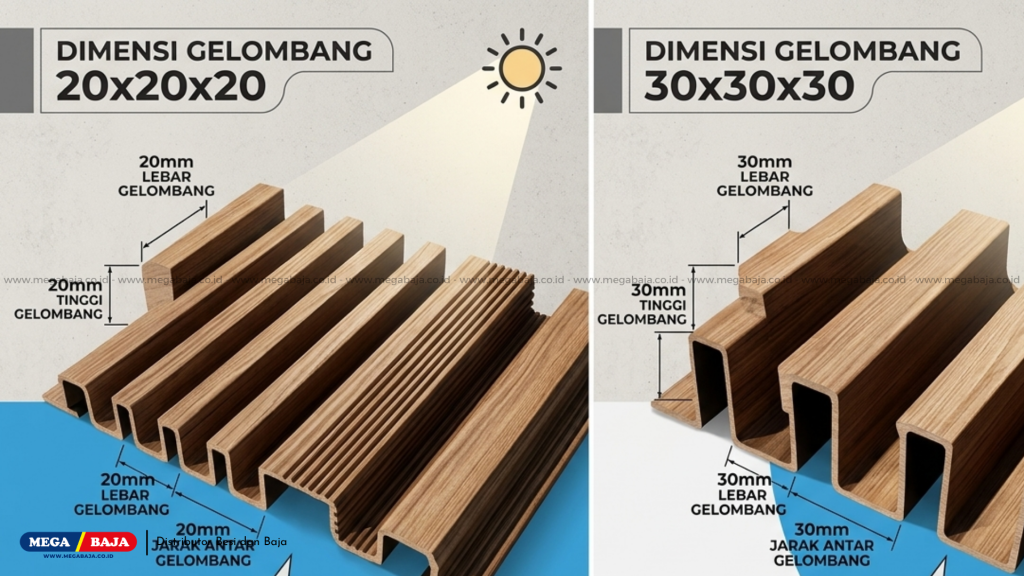 Ilustrasi Dimensi gelombang PLADIMET