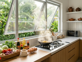 Ventilasi Dapur Minimalis : Pengaruh Desain Jendela Terhadap Kualitas Pangan
