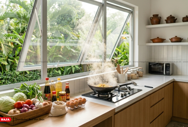 Ventilasi Dapur Minimalis : Pengaruh Desain Jendela Terhadap Kualitas Pangan