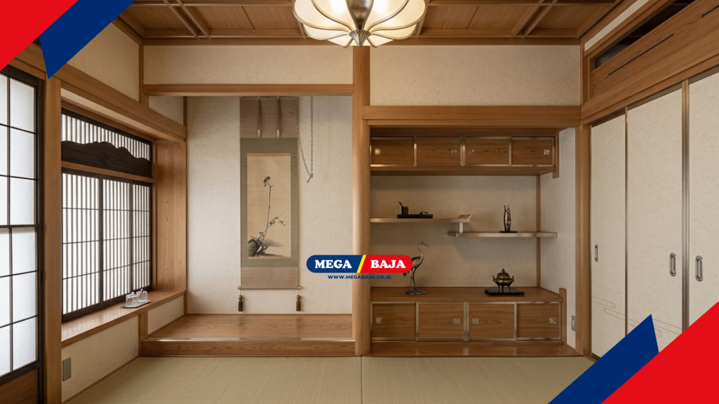 Arsitektur Jepang dengan Arsitektur Aksen Metal