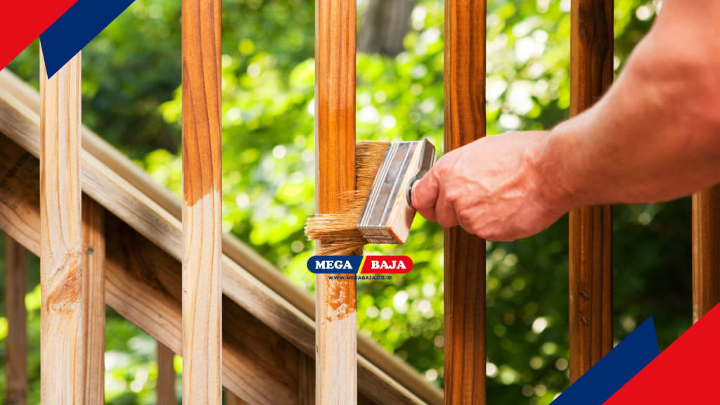 cairan pengawet kayu atau wood stain