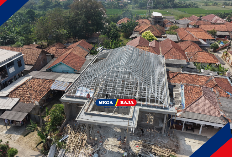 Rangka Baja Ringan Profil : Solusi Hemat Sektor Perumahan (Foto Proyek di Cibarusah)