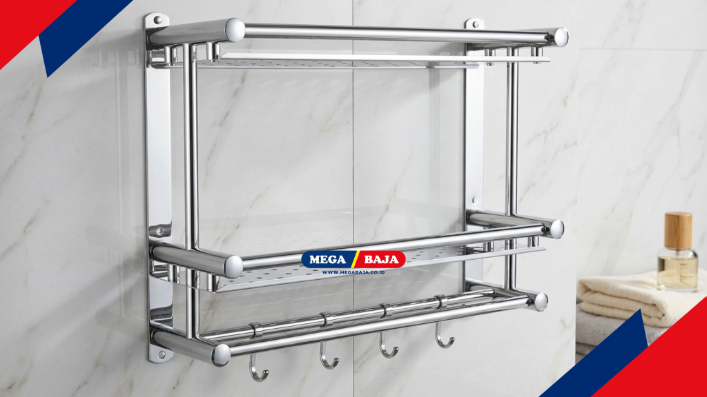 Gantungan Handuk Stainless : Solusi Kamar Mandi Sehat Bebas Jamur