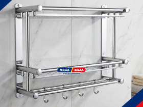 Gantungan Handuk Stainless : Solusi Kamar Mandi Sehat Bebas Jamur