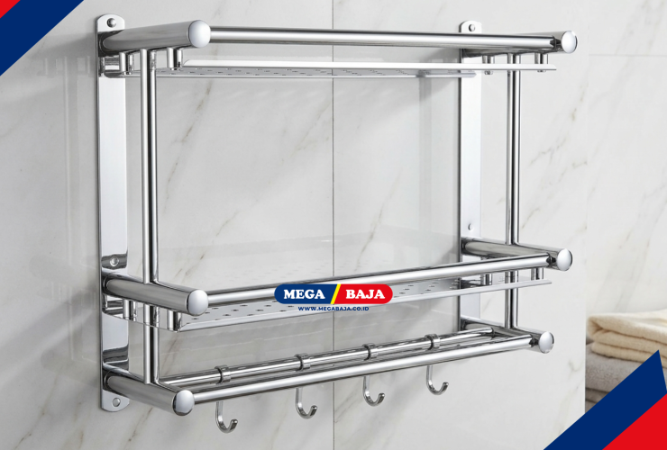 Gantungan Handuk Stainless : Solusi Kamar Mandi Sehat Bebas Jamur