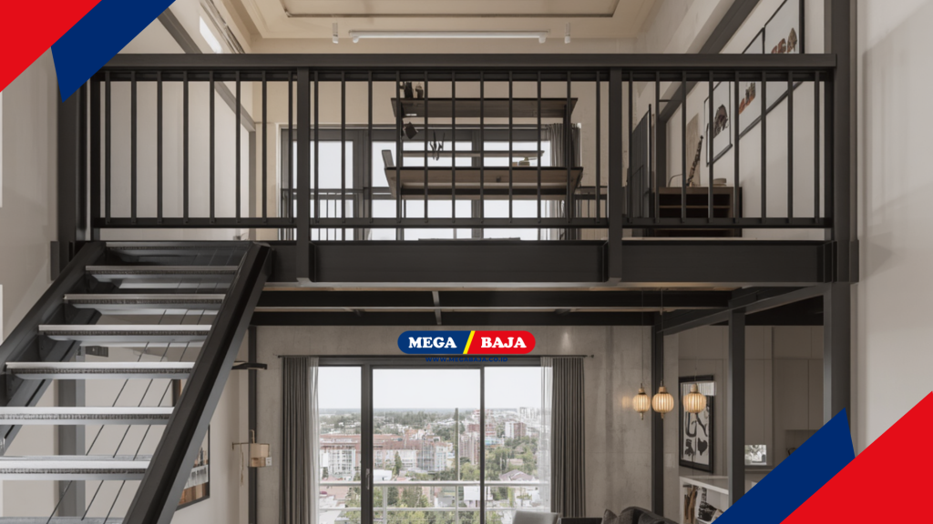 MEGA DECK Mezanin Metal hadir sebagai opsi lantai mezanin siap pakai yang sangat kokoh