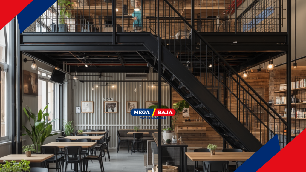 Solusi MEGA DECK Mezzanine Metal mampu mempercepat waktu pembangunan area interaksi tambahan