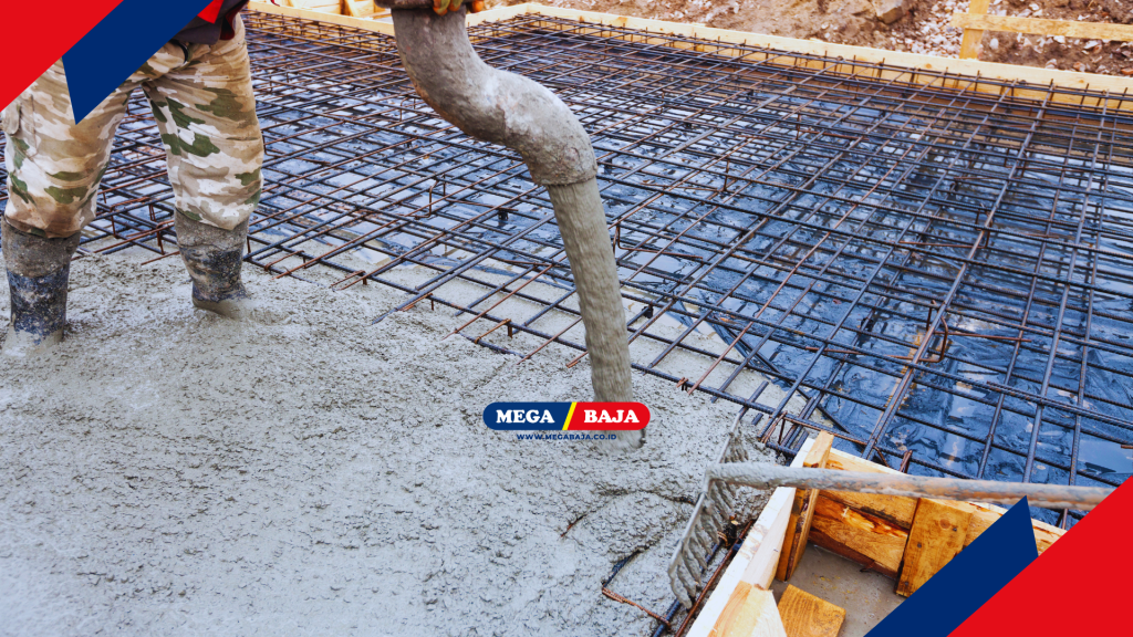 volume beton dan baja secara akurat