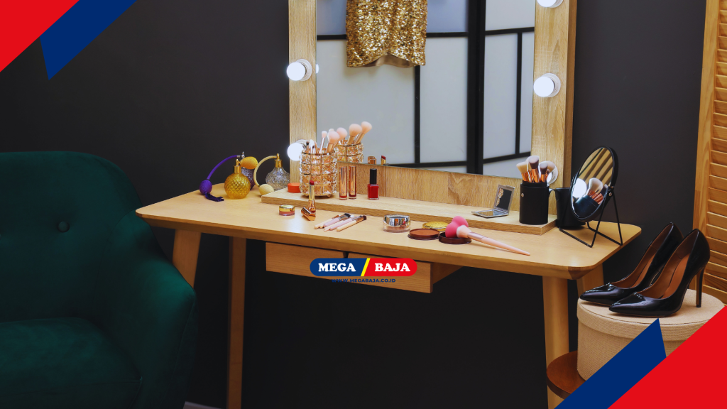Pemilihan finishing permukaan dinding dan meja rias