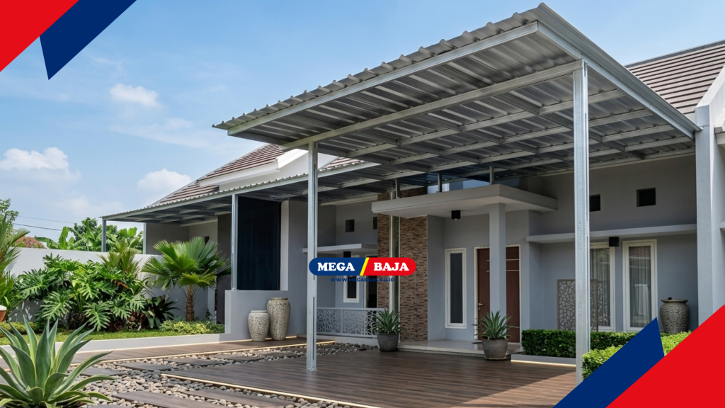 Baja Ringan Kanopi : Desain Lanskap Unik Halaman Rumah Masa Kini